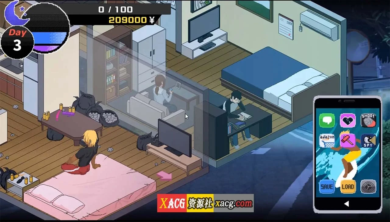 【互动SLG/中文/像素动态】NTR传说 V1.0.2官方中文完结版【完结版/1G】 畅玩游戏 预览第10张-XACG动漫资源社——中文ACG动漫游戏社区
