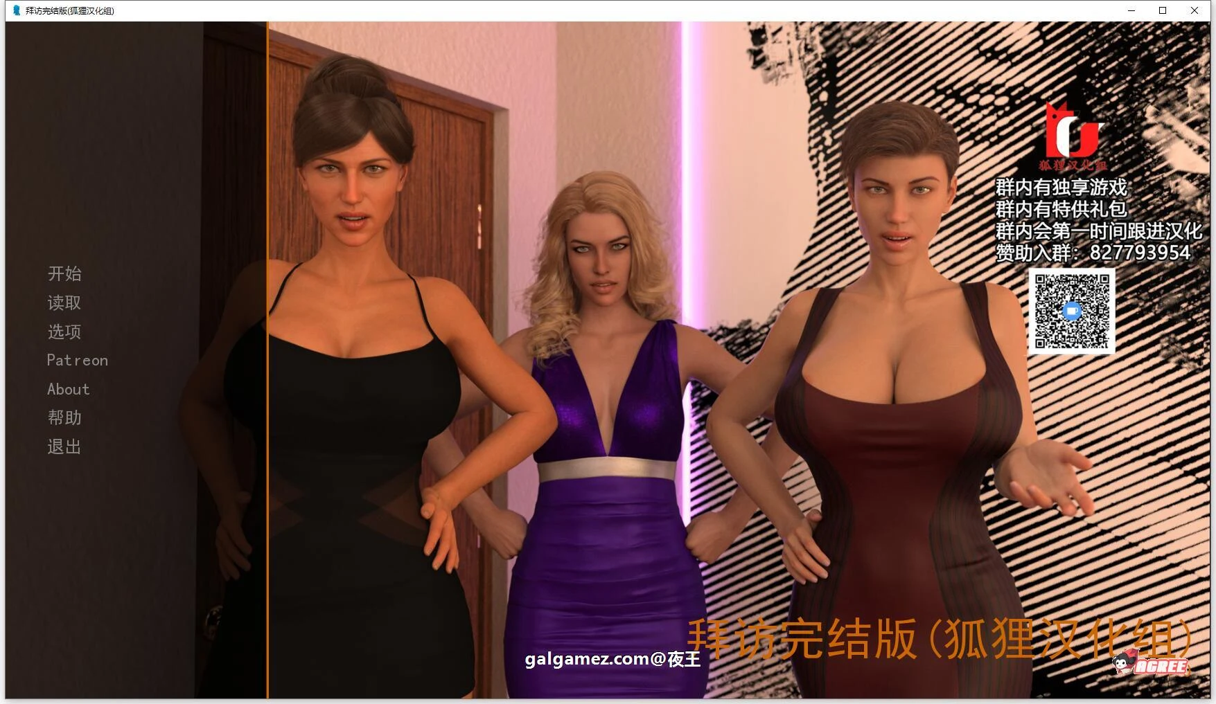 后宫大作 汉化版 官宣完结【The Visit-拜访 V1.0】攻略MOD (PC+安卓/动态/6G)