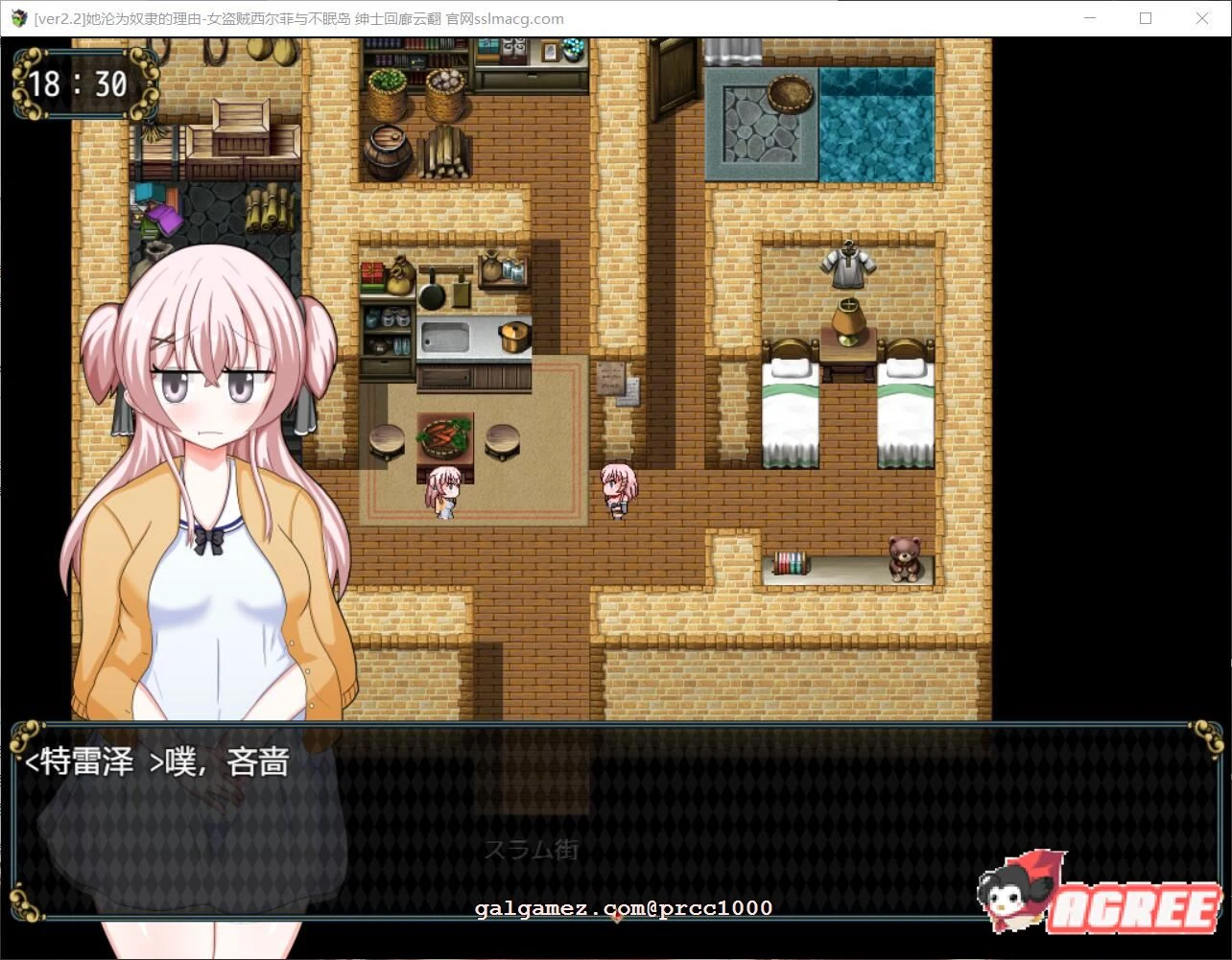 【超大作RPG/汉化】她沦为奴隶的理由-女盗贼希尔菲与不眠岛 云汉化/付CG【2G/新汉化】 畅玩游戏 预览第11张