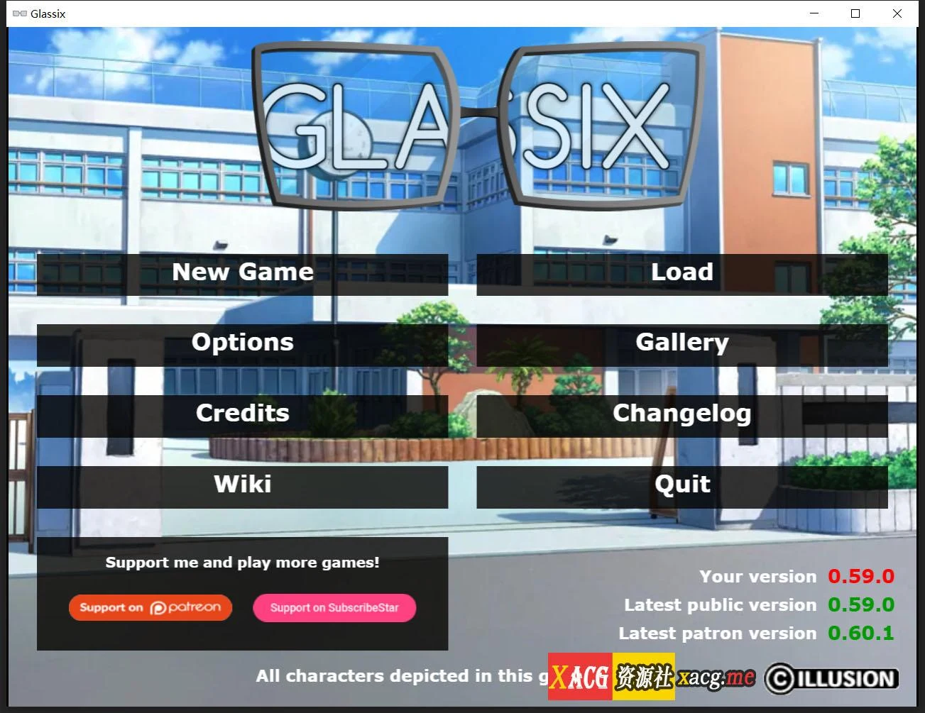 神器眼镜Glassix v0.59 官方中文作弊版 [欧美SLG/更新/6G]（中文）