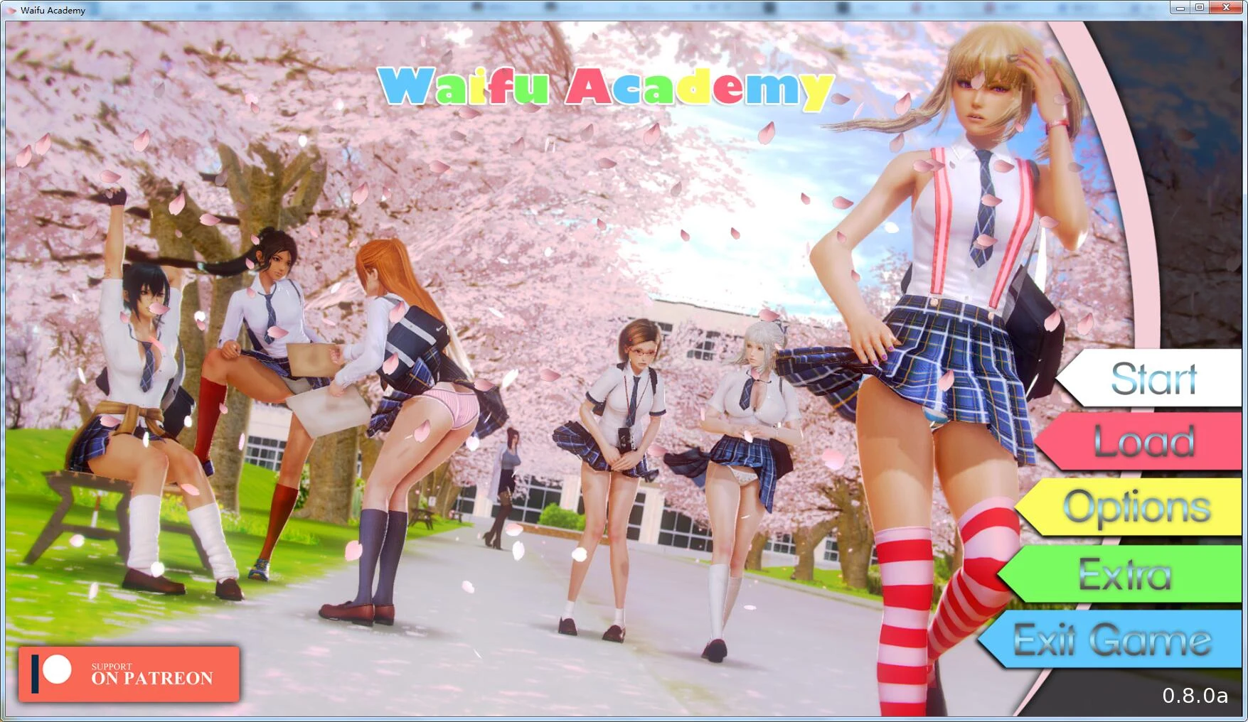 二次元老婆学院 V0.8.0a 汉化版+全CG [欧美SLG/动态] 10G更新包