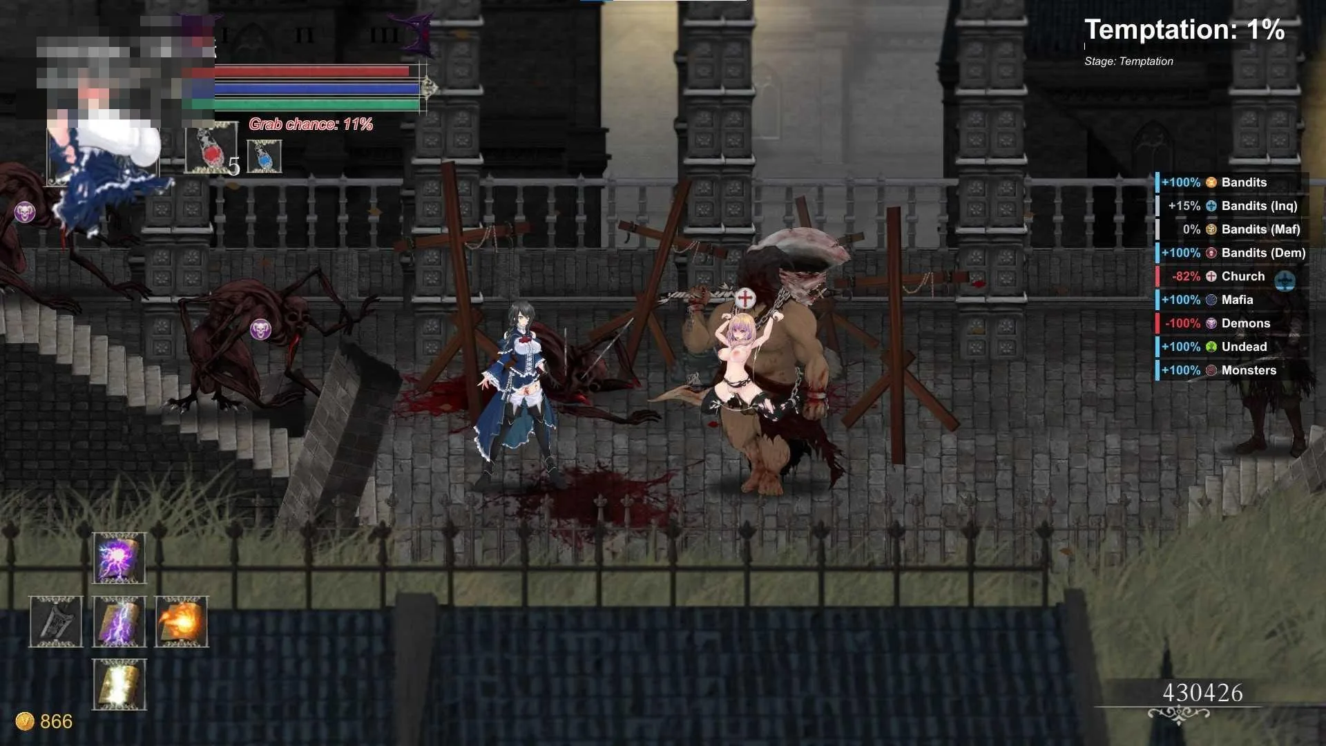 魔女の復讐の夜に Night of Revenge [生肉+无码+动态+mod版] [PC] [ACT/动态H/无码] [2.88G/百度云/FM]