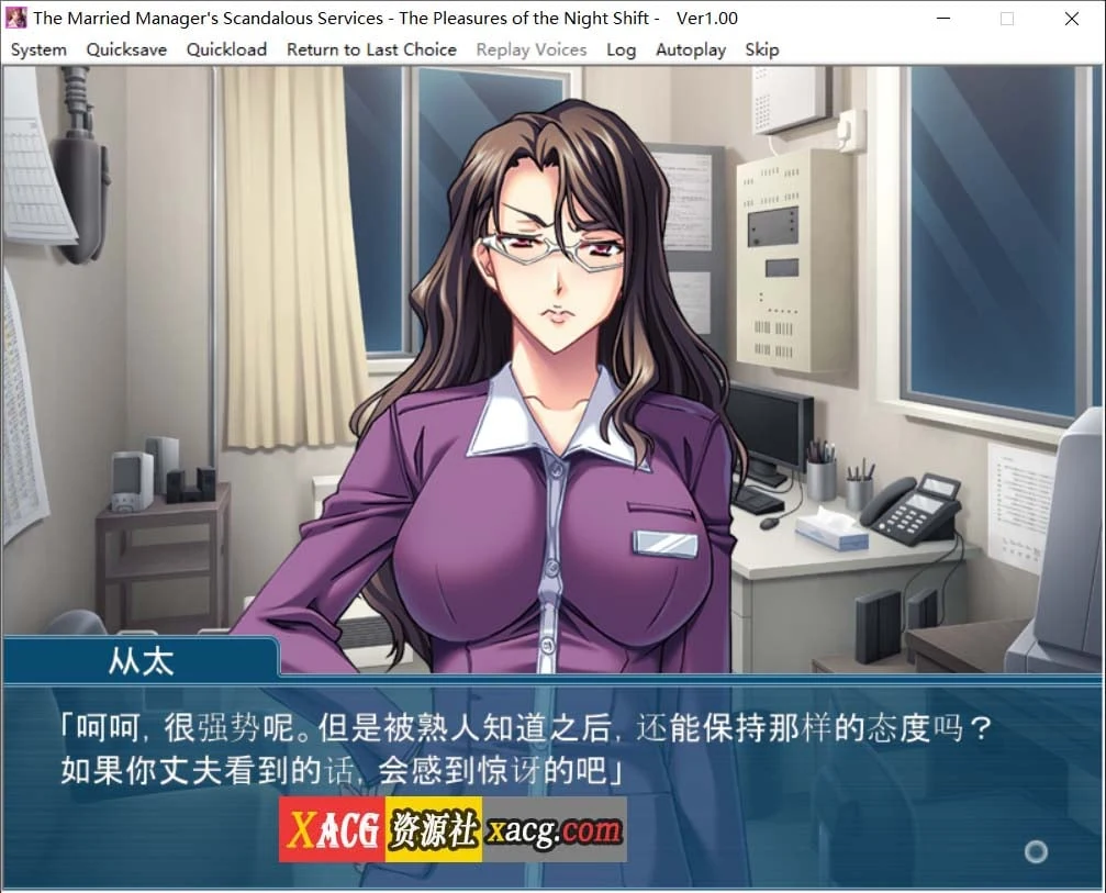 人妻店长夜勤日志～兼职的特别体验～[官中/经典ADV]【300M】