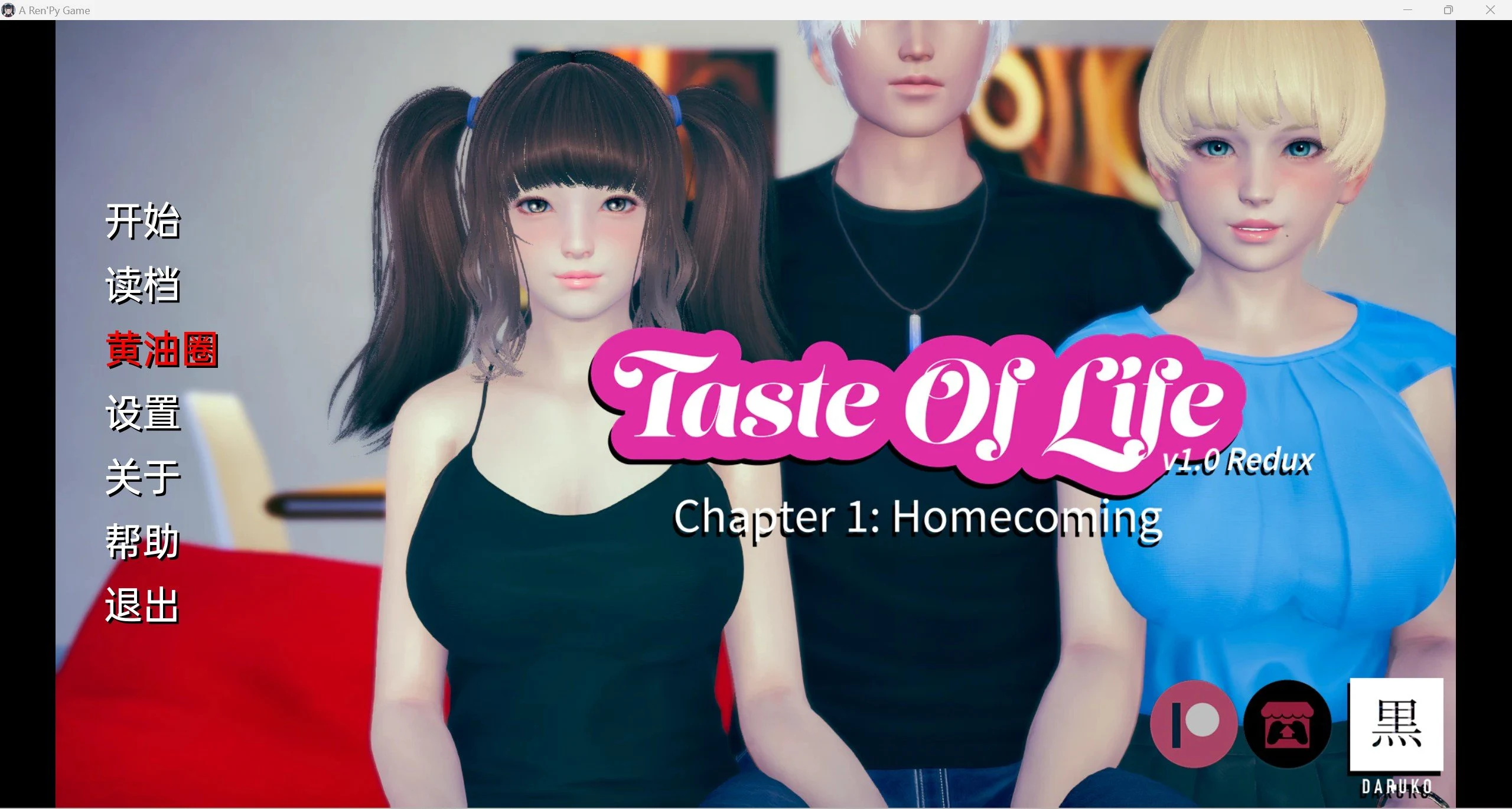 品味生活Taste Of Life Chapter 1 Homecoming-1.0 [欧美SLG/汉化/动态]