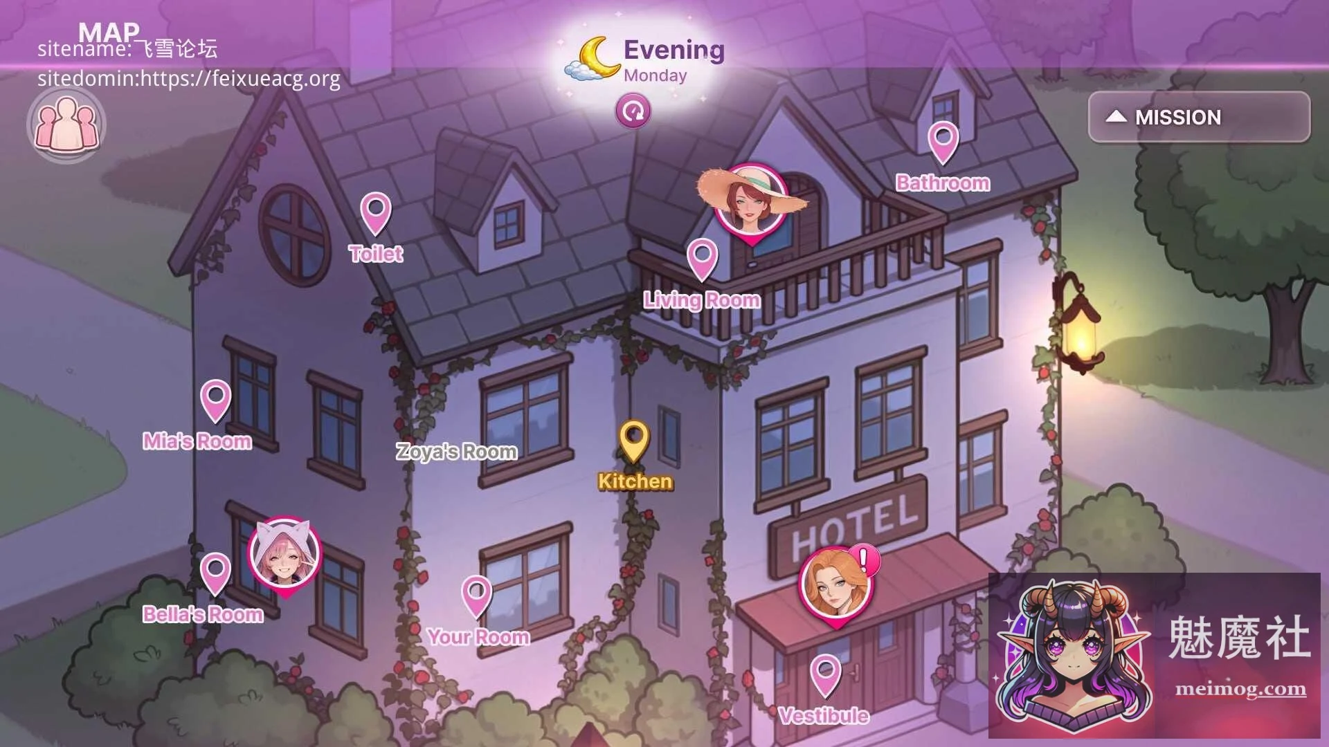 性爱公寓2：大酒店 Sex Apartment 2: Grand Hotel [v1.0.7 官中+无码+动态+DLC] [PC] [SLG/官中/动态] [4.93G/百度云/FM]