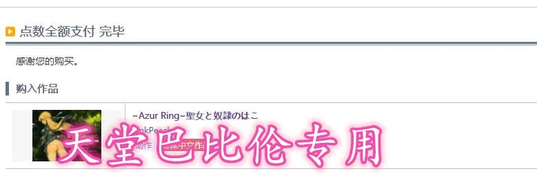 【ACT/中文/全动态】碧蓝之戒：圣女和奴隶的轮舞 V1.09中文修复版+存档【更新/CV/8G】 畅玩游戏 预览第2张