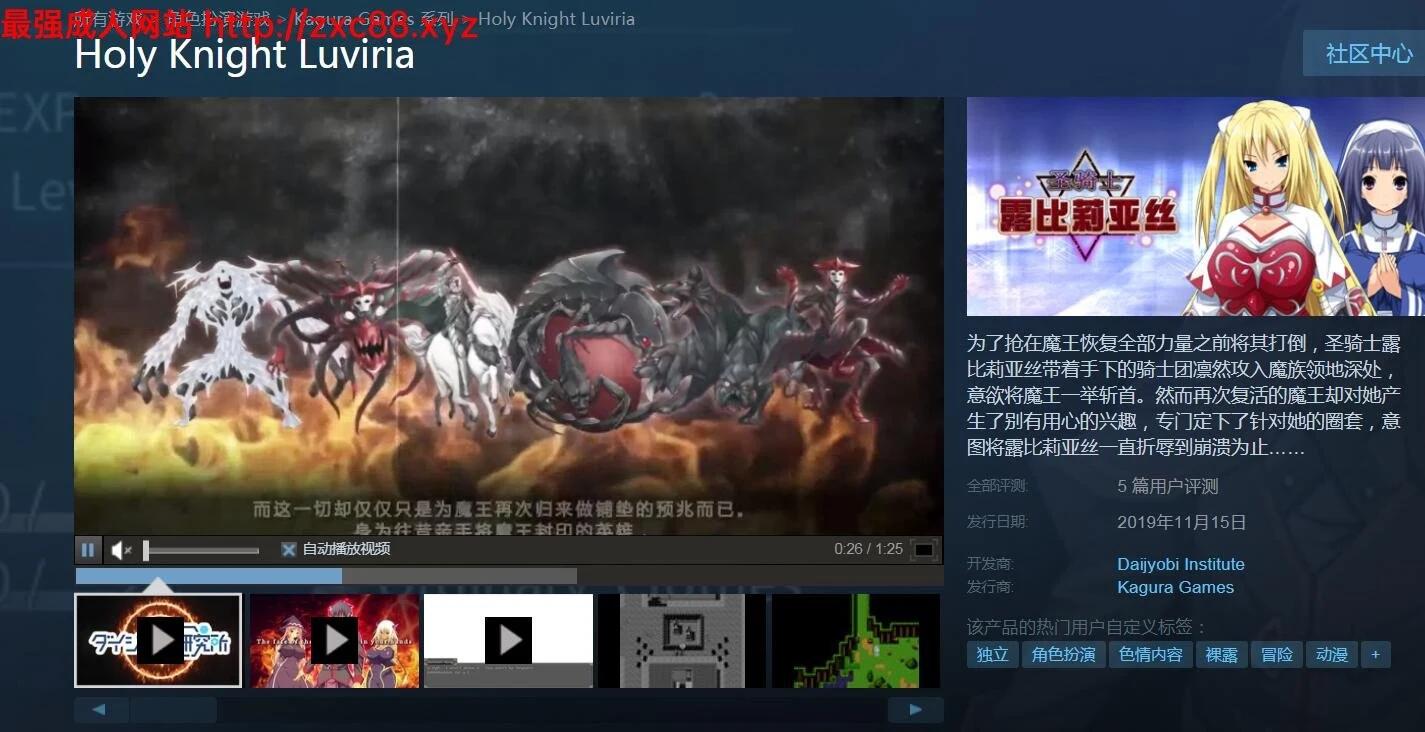 圣骑士露比莉亚丝 STEAM官方中文步兵版/付全动画【2.7G】【全CV】 畅玩游戏 预览第2张-XACG动漫资源社——中文ACG动漫游戏社区