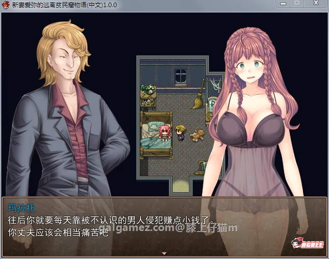 【RPG/中文/NTR】新妻爱弥的逃离贫民窟物语！官方中文版+全CG【新作/多换装】【400M】 畅玩游戏 预览第4张