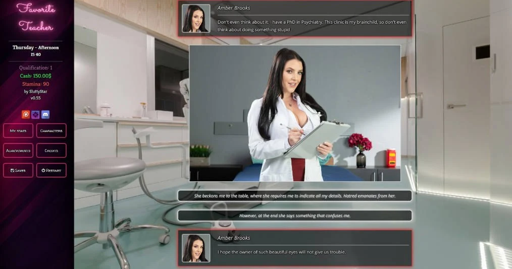 最喜欢的老师 Favorite Teacher V1.68 浏览器汉化 [SLG游戏/PC] [真人/汉化] [FM/WY]